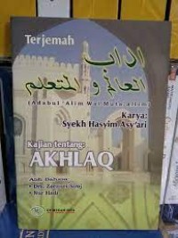Terjemah Adabul 'Alim Wal Muta'allim